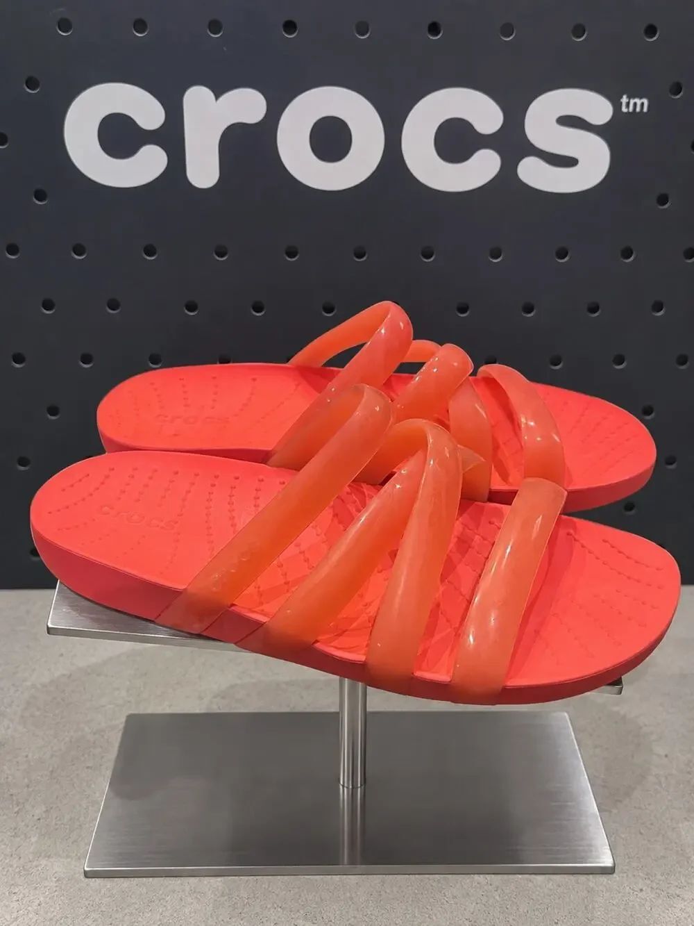 Crocs Isabella Huarache Jelly Strappy Sandals Coral Women’s Size 7